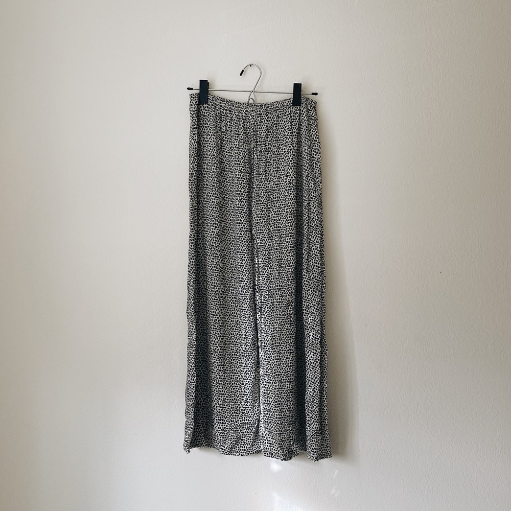 Vintage Mini Cow Print Midi Skirt